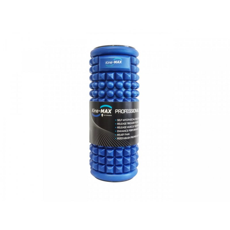 Rouleau De Massage TREXO 33 Cm - Mousse EVA Et PVC, Pour Détente Musculaire, Yoga, Physiothérapie à La Maison